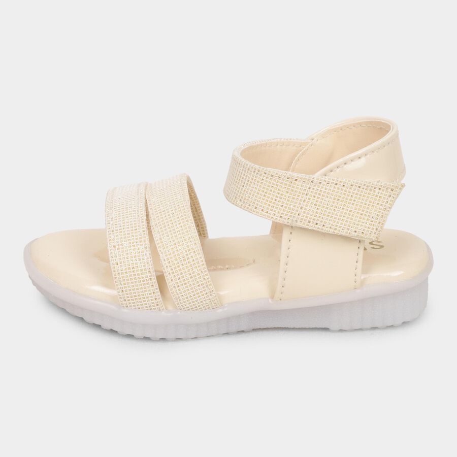 Girls' Sandal, गोल्डन, large image number null