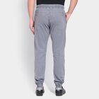 Men's Slim Fit Casual Trousers, Light Grey, small image number null