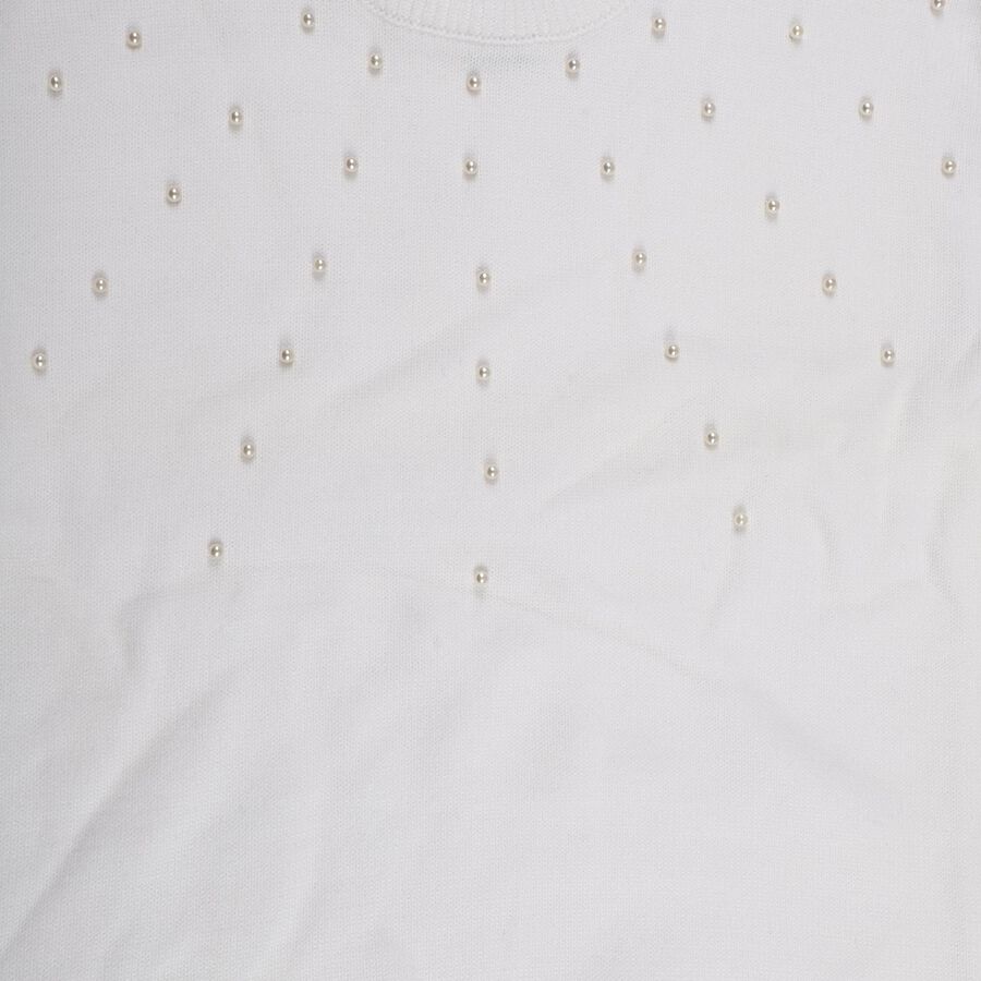 Girls' Pullover, सफ़ेद, large image number null