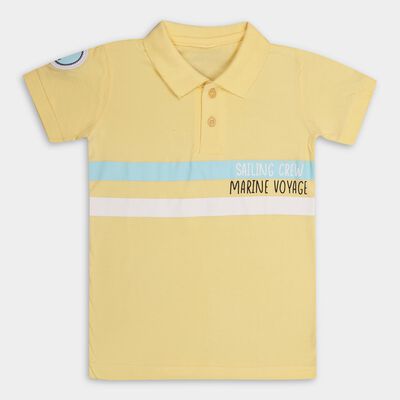 Boys' 100% Cotton Half Sleeves T-Shirt 