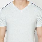 V Neck T-Shirt, White, small image number null