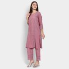 Ladies' 100% Cotton Ethnic Set , Purple, small image number null