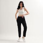 Ladies' Regular Track Pants, काला, small image number null