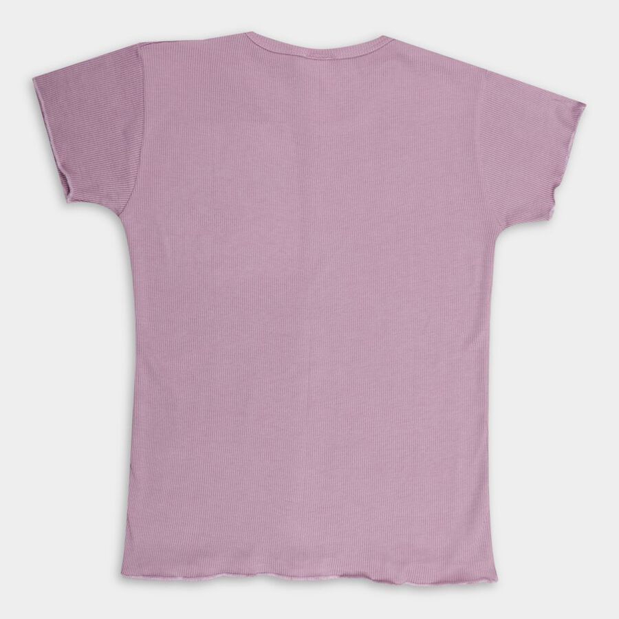 Girls' T-Shirt, लाइलेक, large image number null