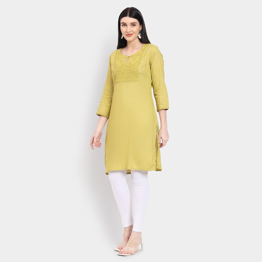 Ladies' Kurta , Olive, large image number null