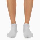 Men's Ankle Length Socks Pack of 3 ( Grey Melange, White, Charcoal ), Melange Light Grey, small