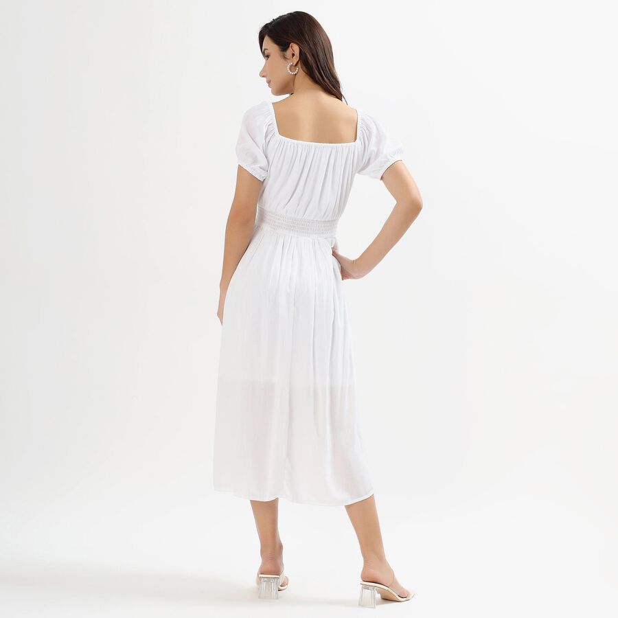 Ladies' Dress, White, large image number null