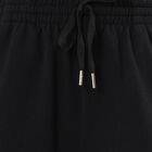 Women's Jet Black Straight Fit Regular Track Pants, Black, small image number null