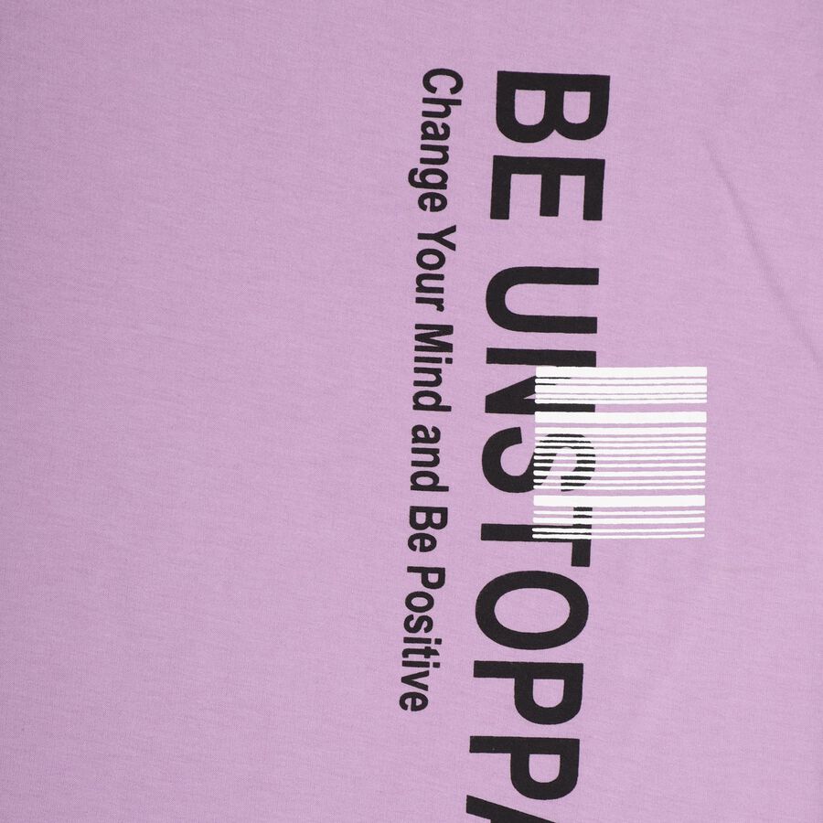 Boys' Half Sleeves T-Shirt, लाइलेक, large image number null