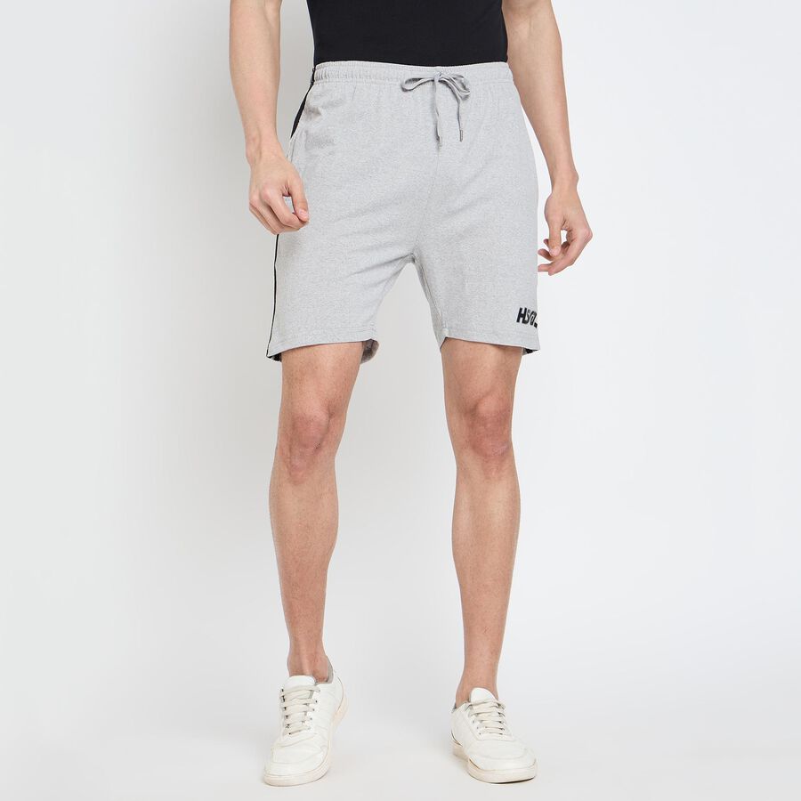Men's Bermudas , Melange Light Grey, large