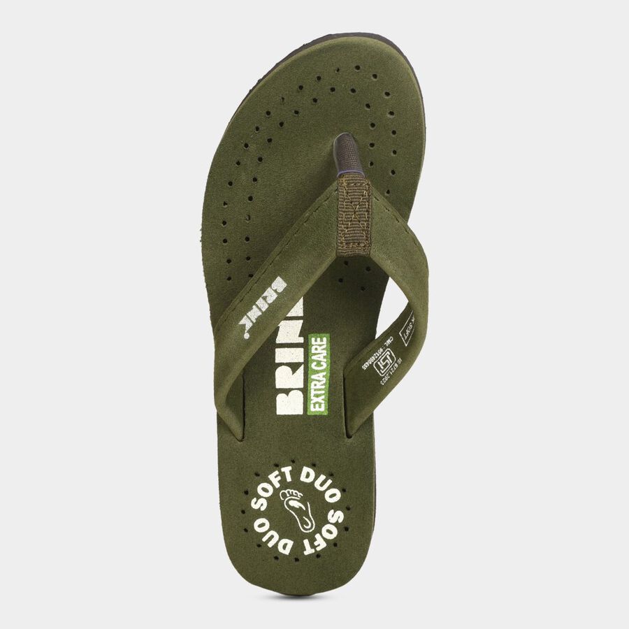 Womens Printed Sliders, Olive, large image number null