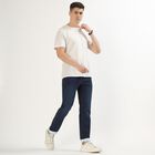 Men's Dark Indigo Blue Straight Fit Classic Jeans, गहरा नीला, small image number null