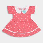 Infants' 100% Cotton Frock , गुलाबी, small