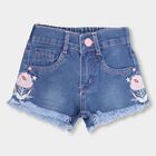 Girls' Shorts , Mid Blue, small image number null