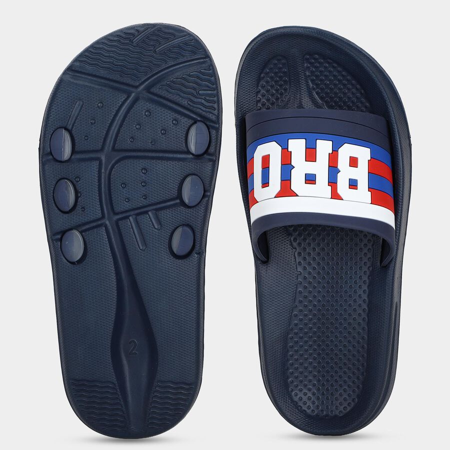 Boys' Slipper, ग्रे, large