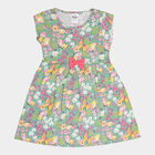 Girls Cotton Frock, Light Green, small image number null