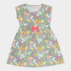 Girls Cotton Frock, Light Green, small image number null