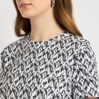 Ladies' Round Neck T-Shirt , Black, small