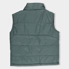 Infants Dark Green High Neck Casual Jacket, Dark Green, small image number null