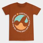 Boys' Half Sleeves T-Shirt, Brown, small image number null