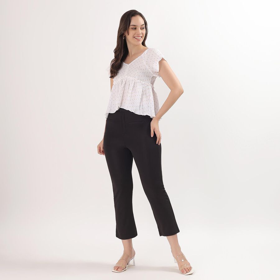 Ladies' Trousers, काला, large image number null