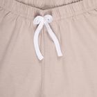 Infants' Beige Cotton Round Neck Printed Baba Suit, गहरा पीला, small image number null