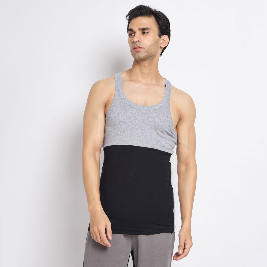 Men's Gym T-Shirt, Melange Light Grey, large