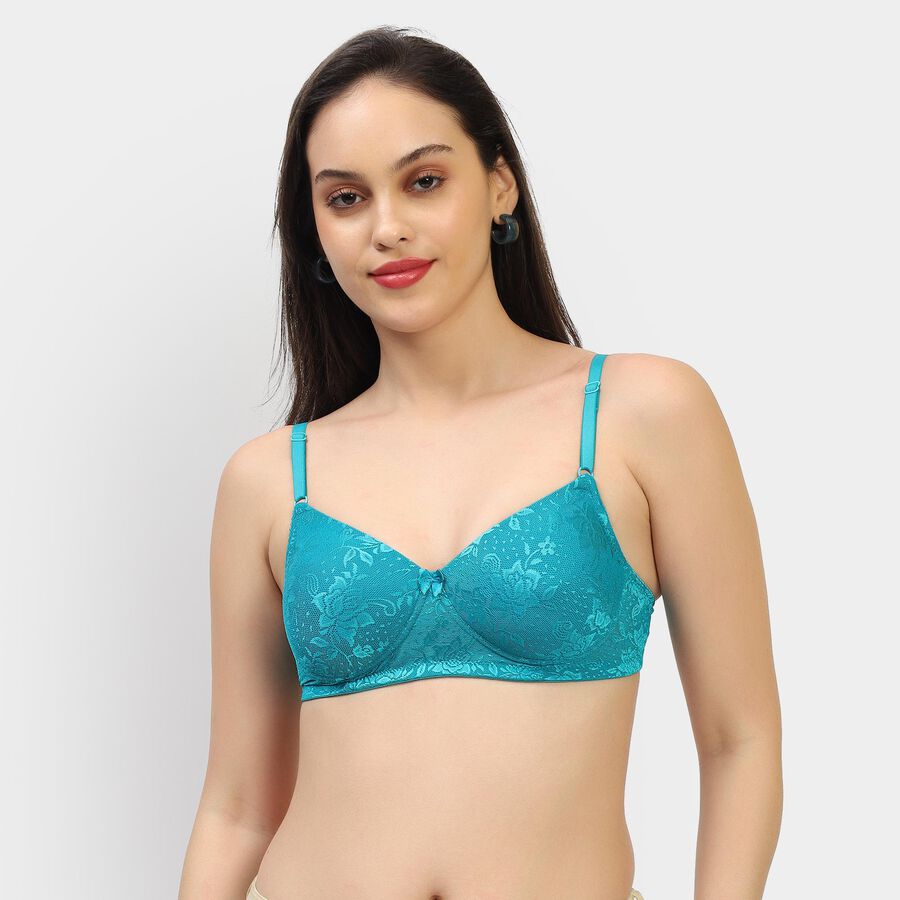 Ladies' Bra, गहरा हरा, large image number null