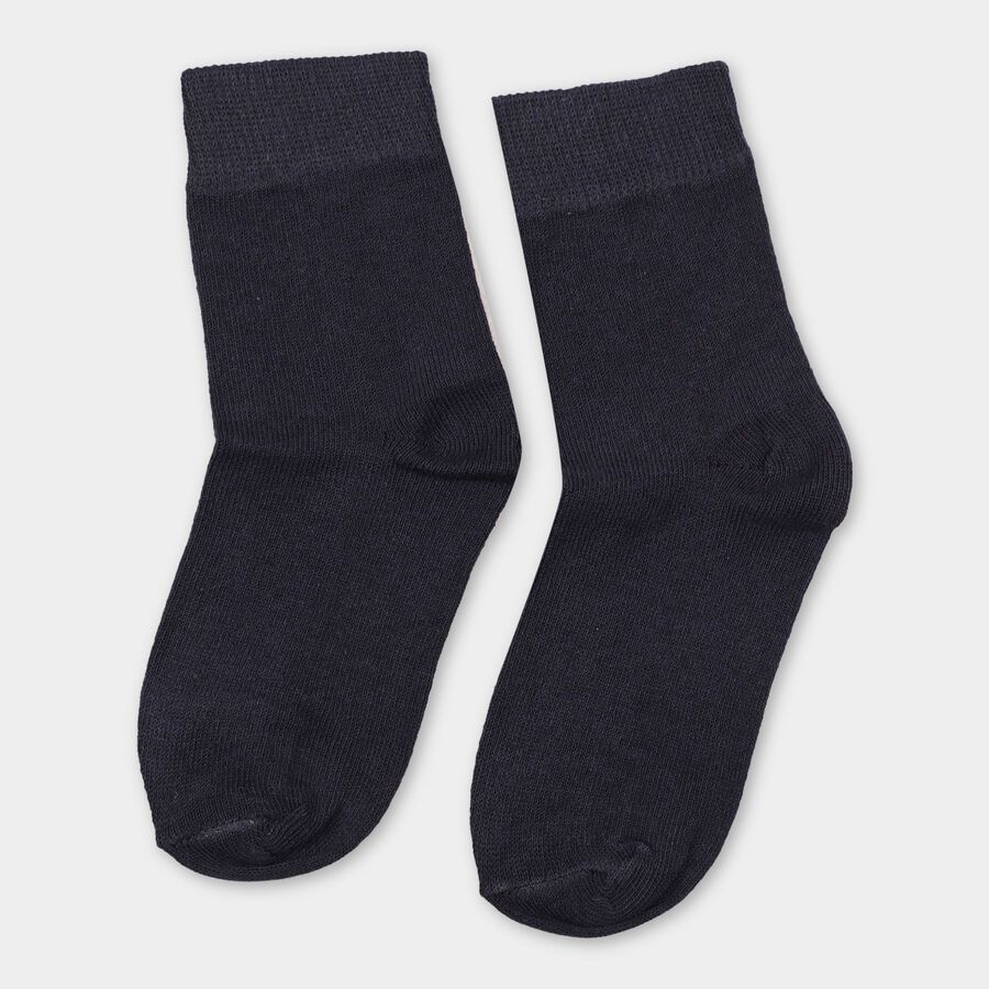 Boys' Socks , नेवी ब्लू, large image number null