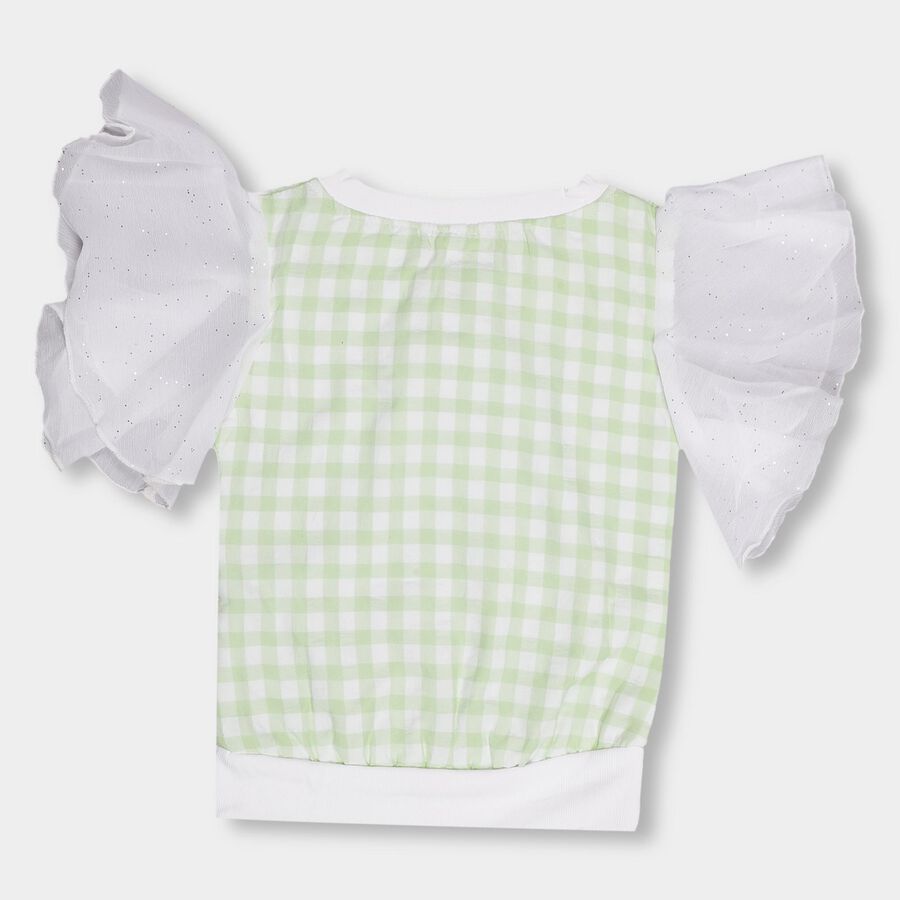 Girls' T-Shirt , हल्का हरा, large image number null