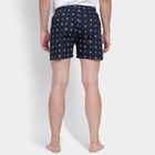 Men's 100% Cotton Boxers, Navy Blue, small image number null