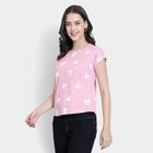 Ladies' Round Neck T-Shirt , Pink, small image number null