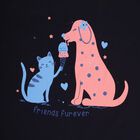 Girls' T-Shirt , नेवी ब्लू, small image number null