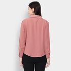 Ladies' Shirt, हल्का गुलाबी, small