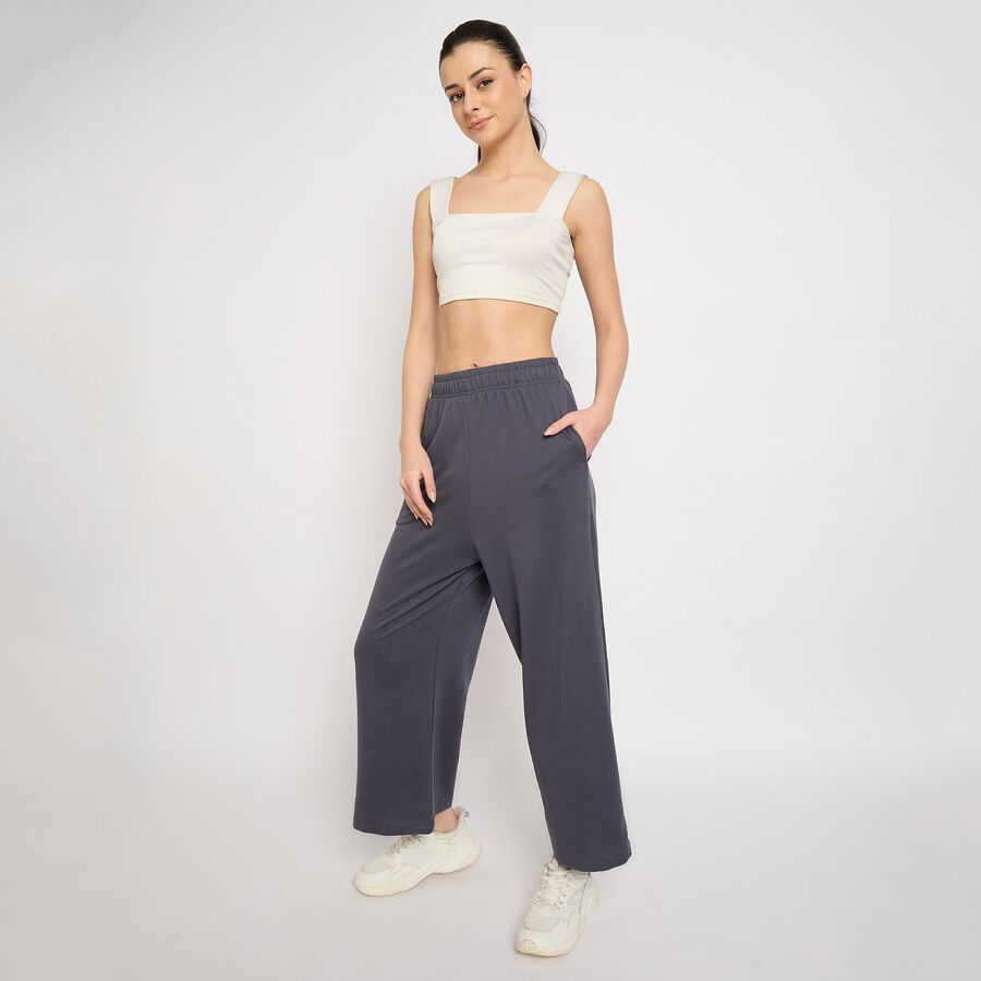 Ladies' Track Pants , गहरा ग्रे, large image number null