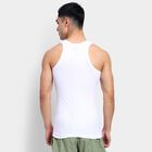 Men's 100% Cotton Vest , White, small image number null