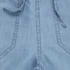 Girls' Light Blue Wide Leg Embroidered Jeans, हल्का नीला, small image number null