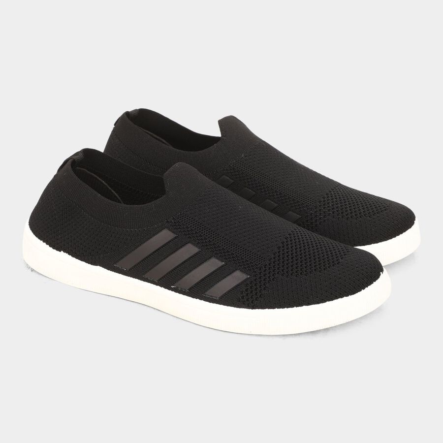 Mens Sneaker Shoes, काला, large image number null