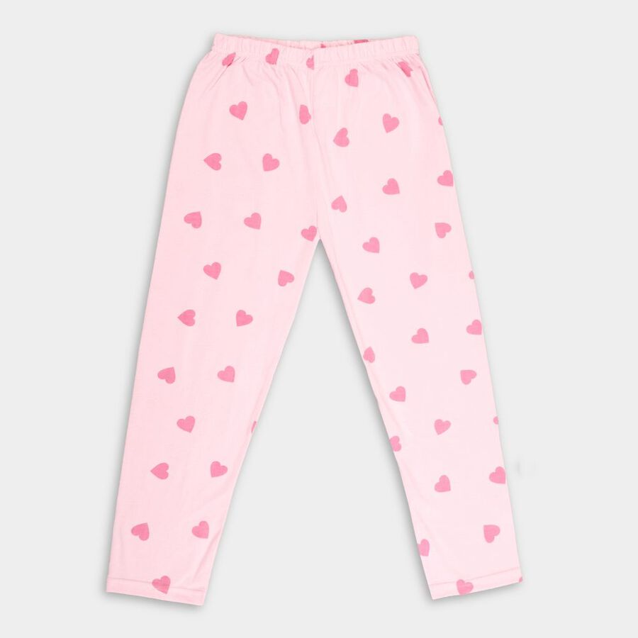 Girls' Pyjama, Light Pink, large image number null
