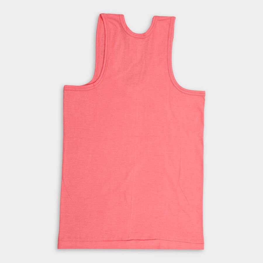 Boys' 100% Cotton Vest (Pack of 2), Coral, large image number null