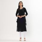 Women's White Slim Fit Solid Churidar, White, small