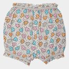 Girls Grey Regular Fit Printed Bloomer, हल्का ग्रे, small