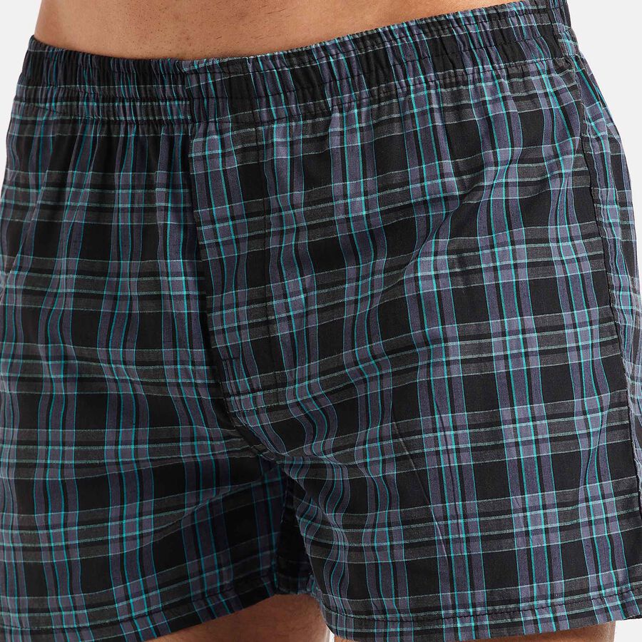 Checks Boxers, Dark Blue, large image number null
