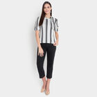 Stripes Top, Black, small image number null