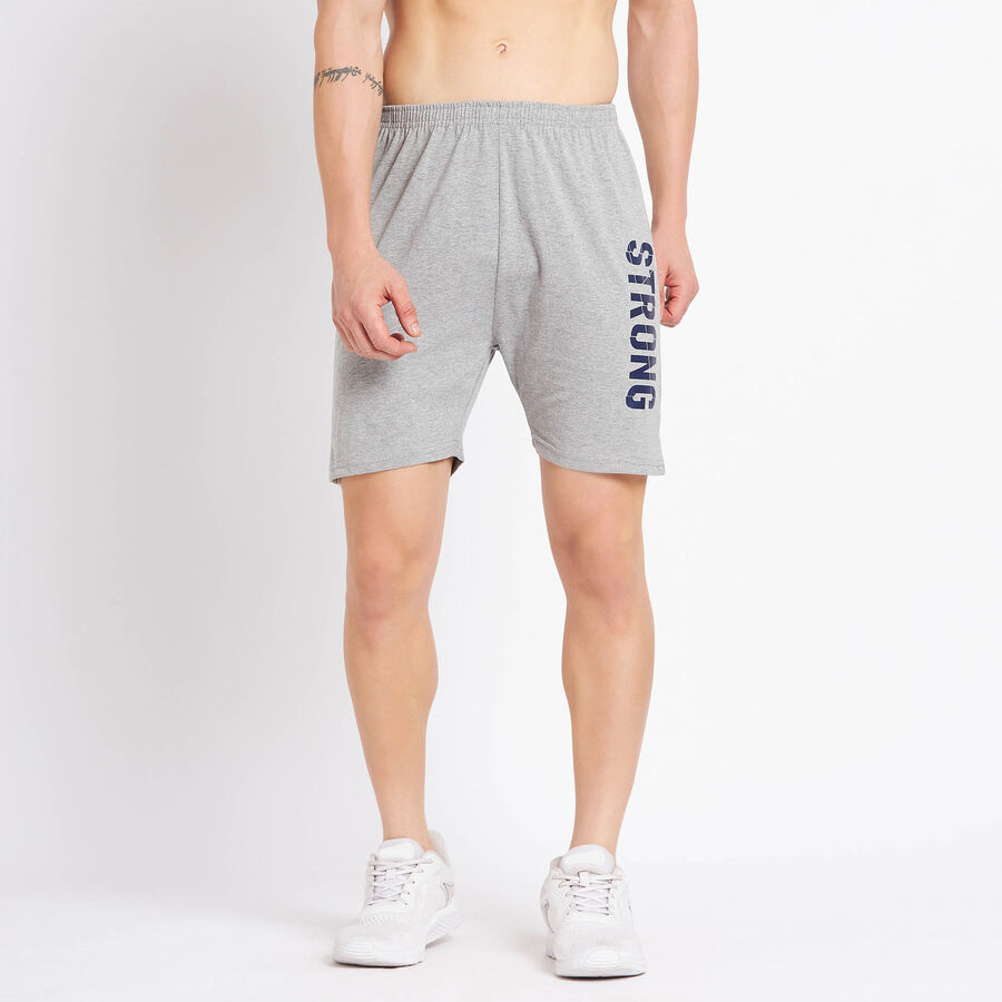 Cut & Sew Bermuda, Melange Light Grey, large image number null