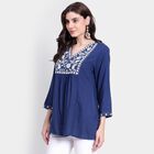 Ladies' Kurti, नेवी ब्लू, small image number null