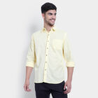 Cotton Solid Casual Shirt, Yellow, small image number null