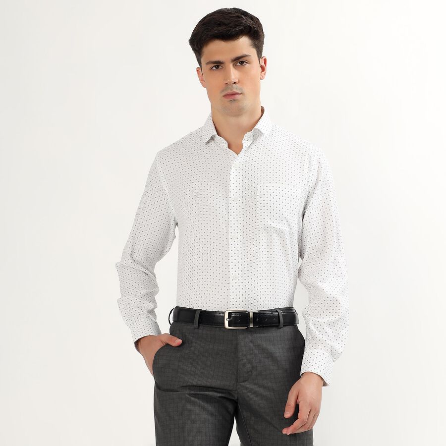Men's Formal Shirt, Light Grey, large image number null