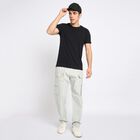 Men's 100% Cotton Track Pants , Light Grey, small image number null