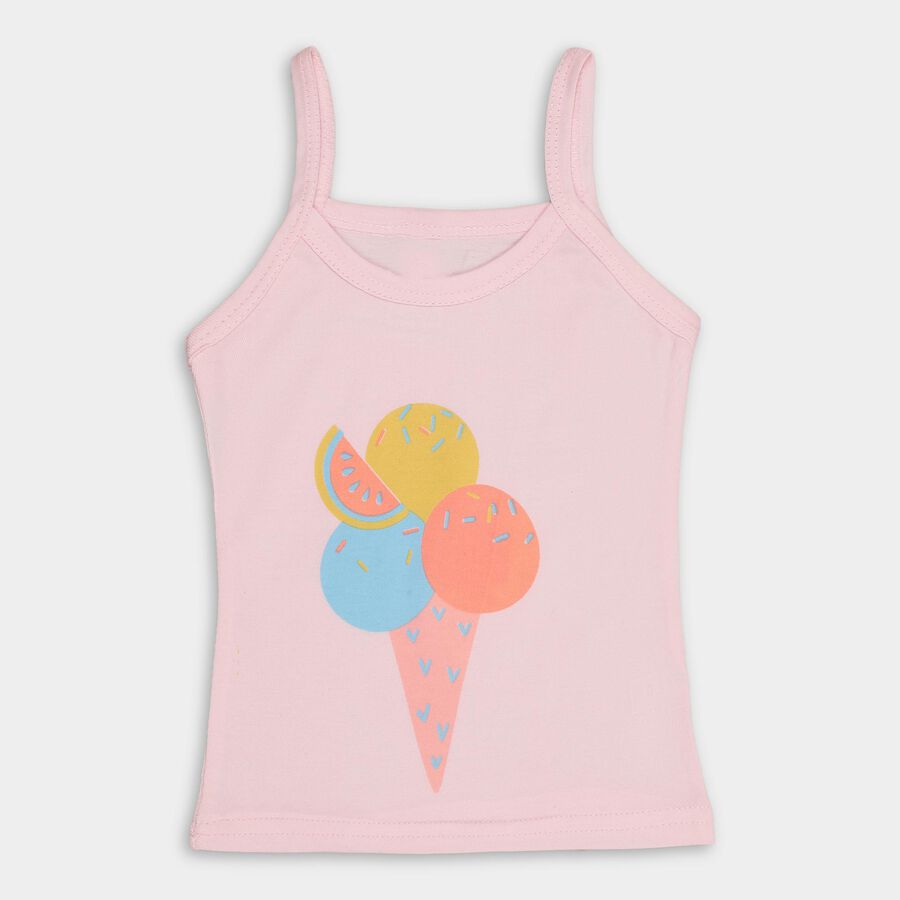 Infants' 100% Cotton Vest, Pink, large image number null